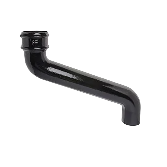 Hargreaves Cast Iron Round Downpipe Offset Projection